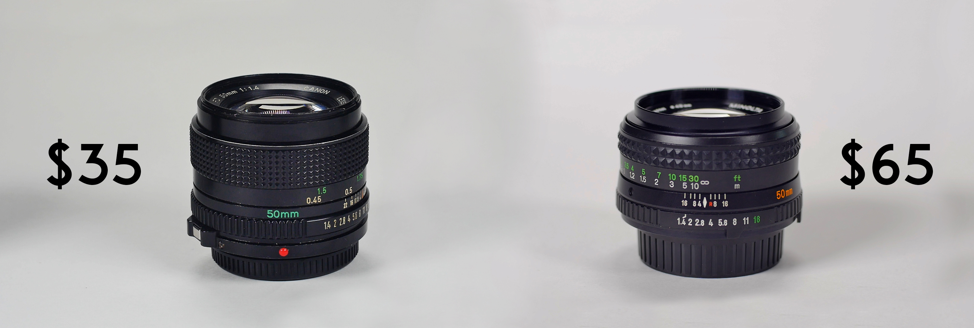 Canon FD 50mm F1.4 vs Minolta MD Rokkor X 50mm F1.4 – FILMFORMATT